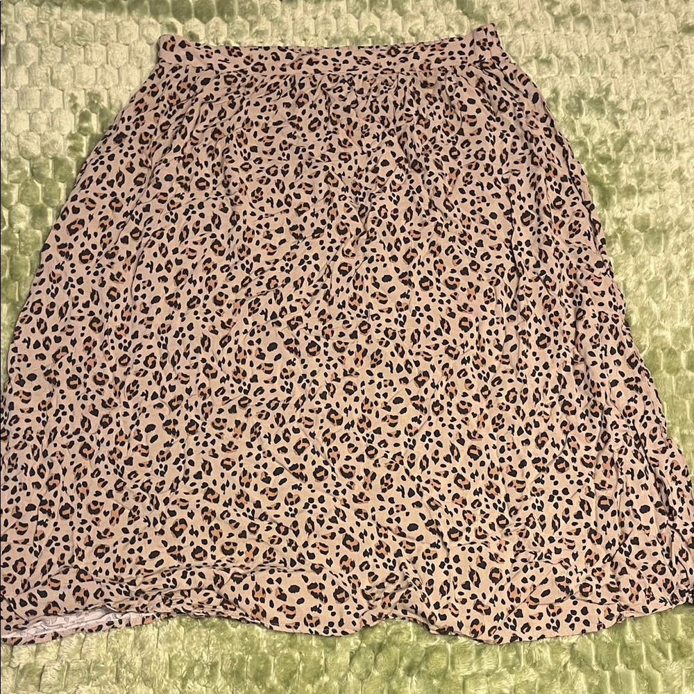 Nine West Leopard Print Women's Skirt